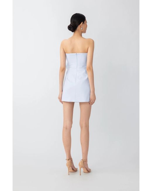 SAU LEE Blue Elly Mini Dress