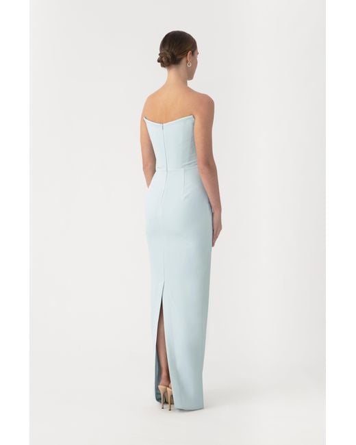 SAU LEE White Louisa Gown