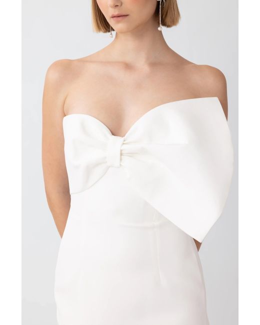 SAU LEE White Eleanor Gown