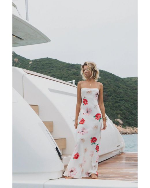 SAU LEE White Elba Dress