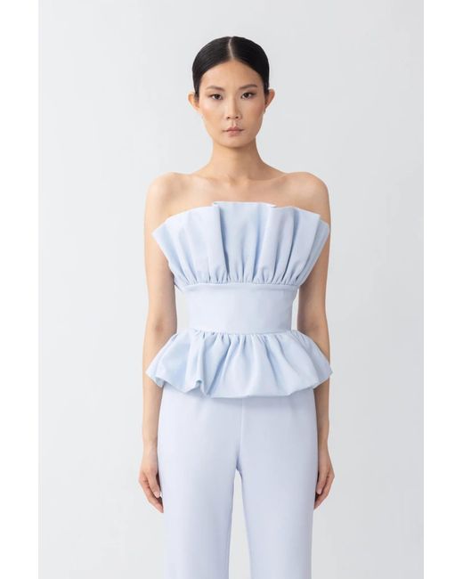 SAU LEE White Noah Top
