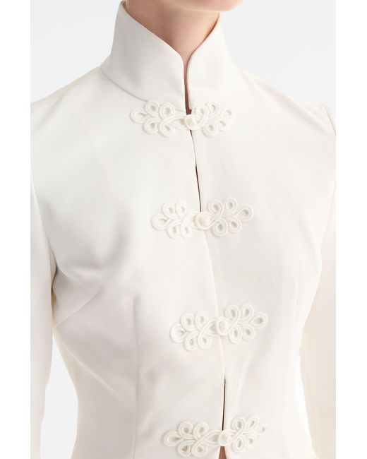 SAU LEE White Filip Tang Blazer
