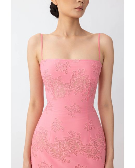 SAU LEE Pink Sinead Dress