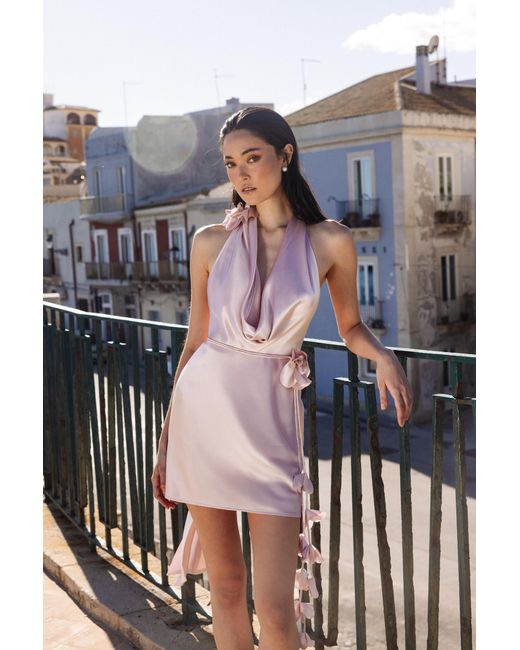 SAU LEE Multicolor Isola Mini Dress