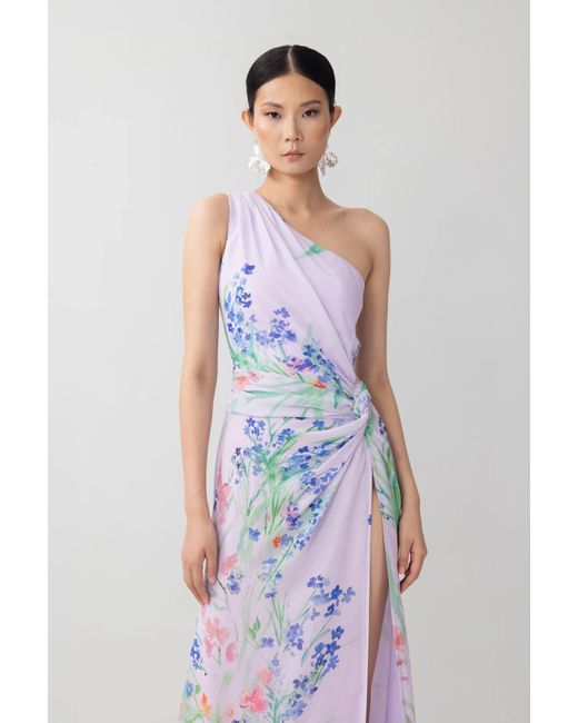 SAU LEE White Gwendolyn Dress