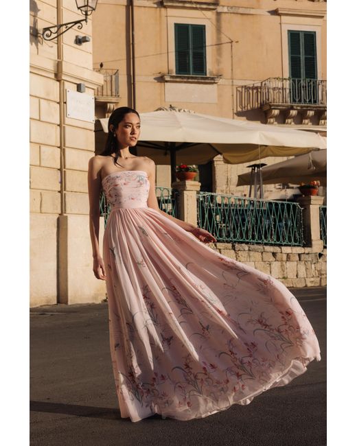 SAU LEE Brown Camille Dress