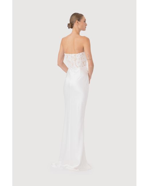 SAU LEE White Blair Lace Dress