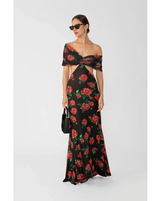 SAU LEE White Katrina Maxi Dress