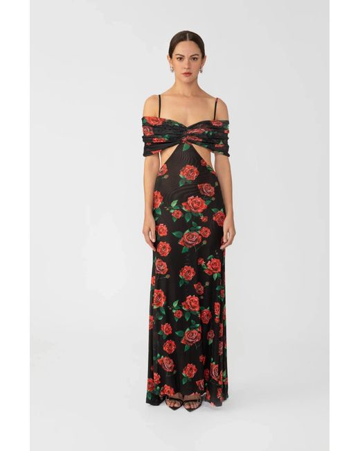 SAU LEE White Katrina Maxi Dress