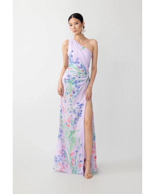 SAU LEE White Gwendolyn Dress