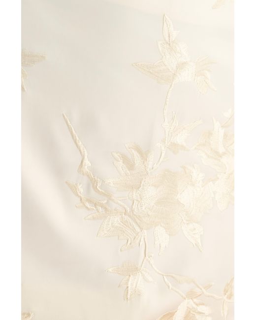 SAU LEE Natural Roan Satin Tang Blazer