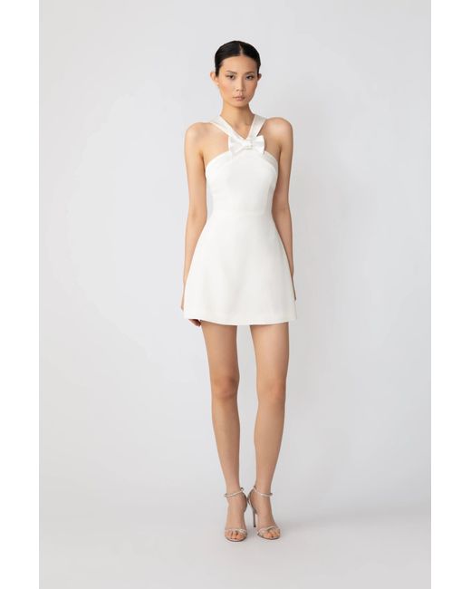 SAU LEE White Elsie Mini Dress