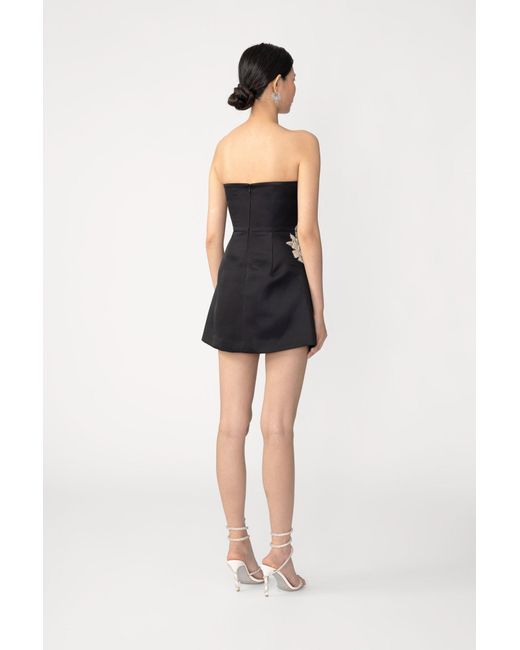SAU LEE Black Lena Mini Dress