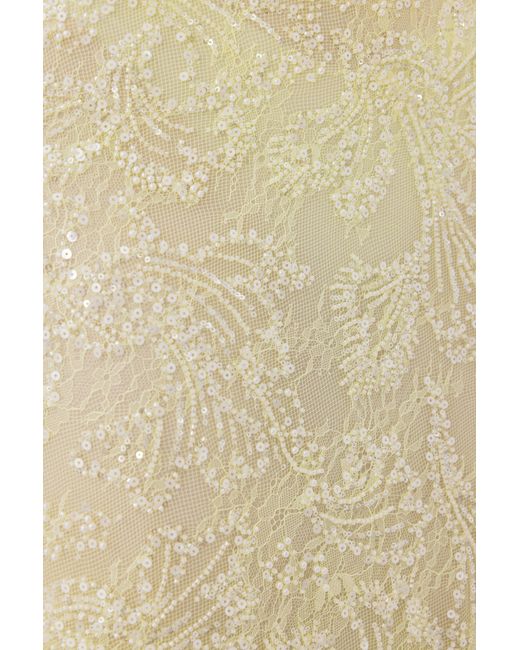 SAU LEE Natural Grace Beaded Dress