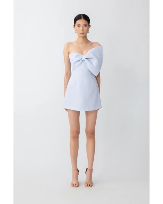 SAU LEE Blue Elly Mini Dress