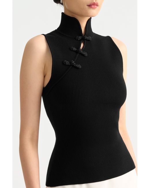 SAU LEE White Yara Knit Top