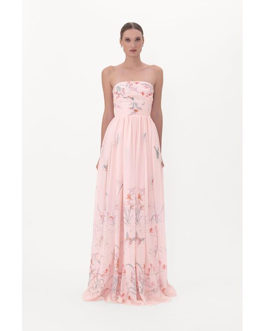 SAU LEE Brown Camille Dress