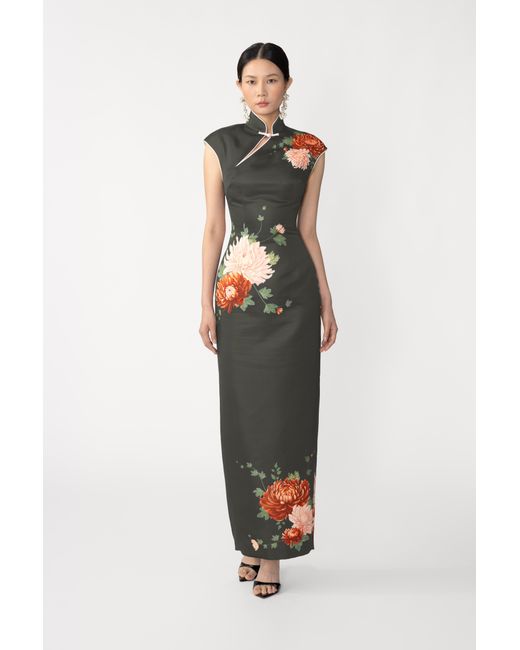 SAU LEE Multicolor Dorit Maxi Dress