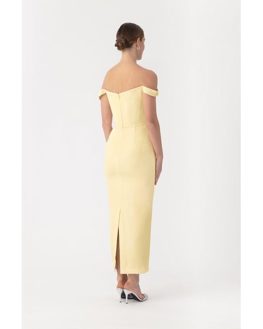 SAU LEE Natural Robyn Dress