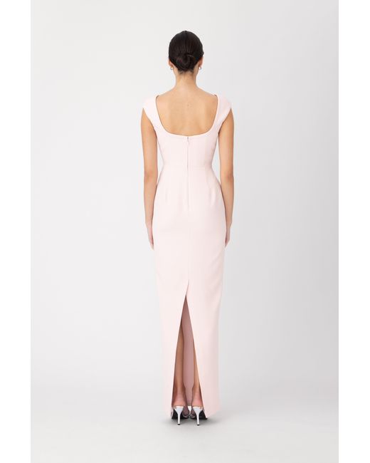 SAU LEE Pink Brooke Gown