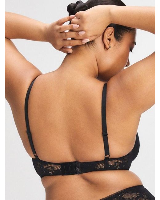 Savage X Black Luxe Lace Full Coverage Bra