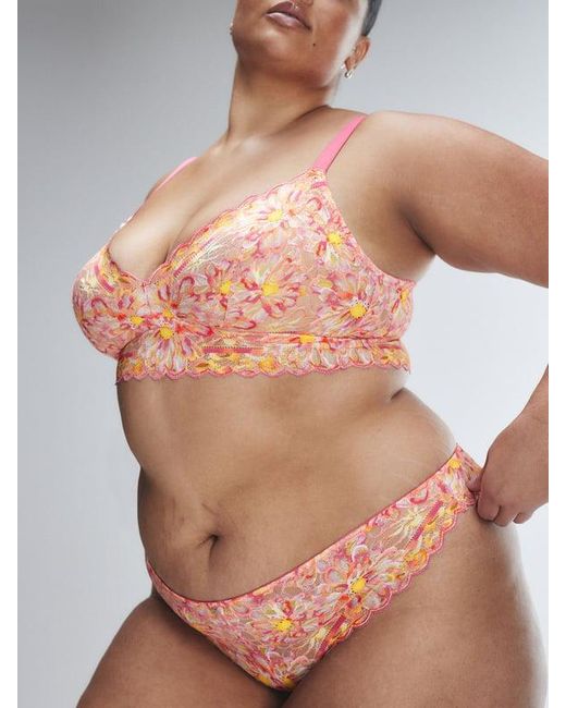 Savage X Pink Sunray Lace Thong
