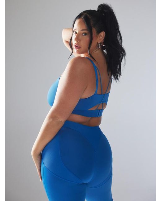 Savage X Blue Curve Alert Medium-impact Sports Bra