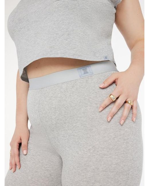 Savage X White Rib Essentials High-waist Legging