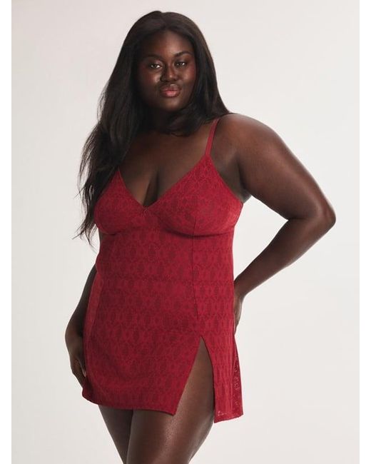 Savage X Red Love Bite Slip