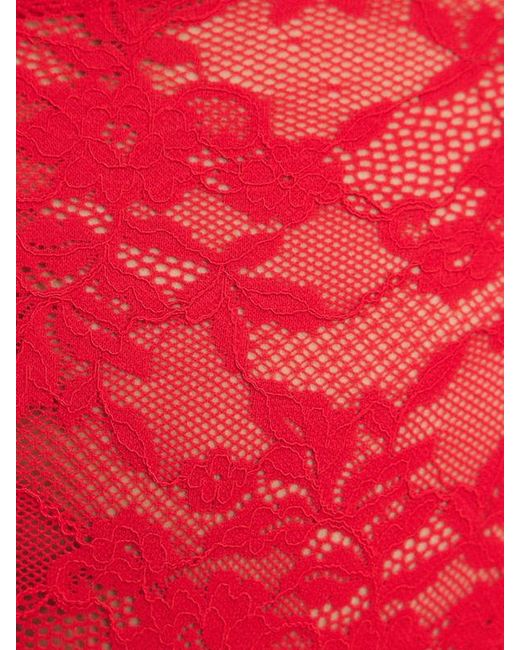 Savage X Red Luxe Lace Cheeky Panty