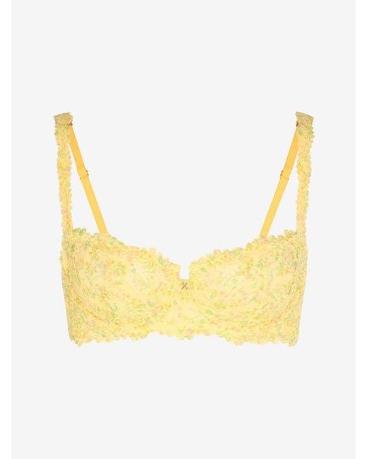 Savage X Green Romantic Corded Lace Unlined Balconette Bra