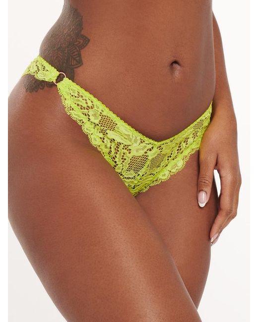 Savage X Green Alien Animal Lace Brazilian