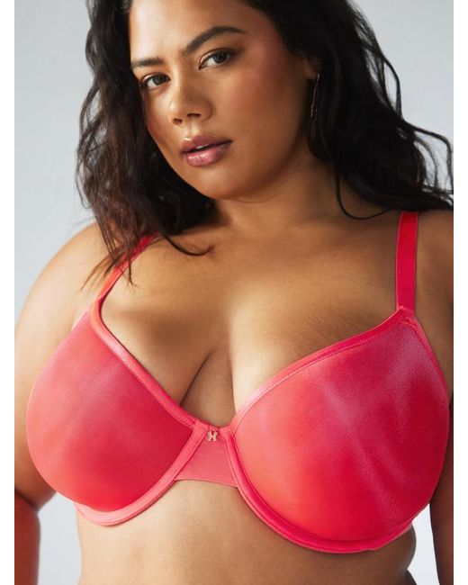 Savage X Red Sheer X Demi Spacer Bra