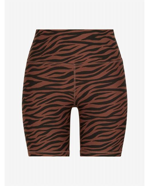 Savage X Brown Running Hot High-waist Bike Short