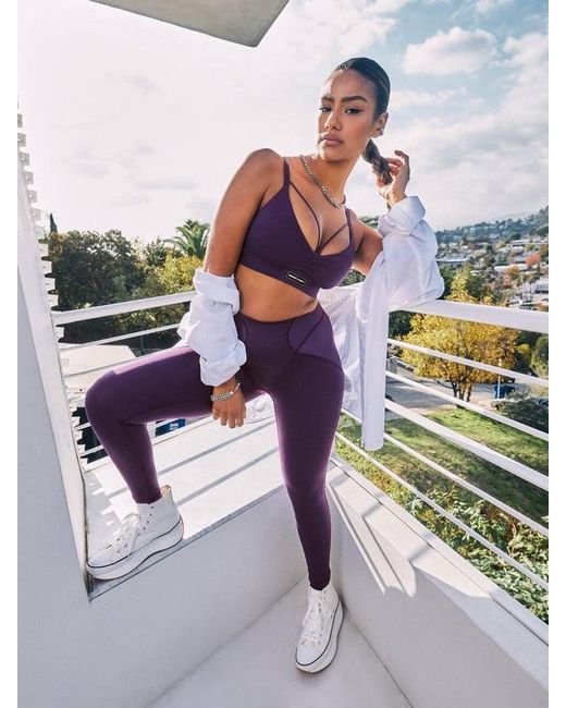 Savage X Blue Curve Alert Medium-impact Sports Bra