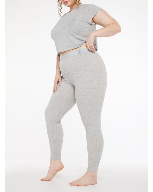 Savage X White Rib Essentials High-waist Legging