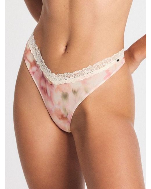 Savage X Natural Bare Flower Brazilian Panty