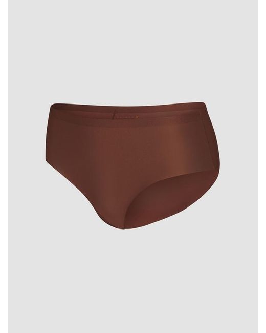 Savage X Brown New Microfiber No-show Hipster Knicker