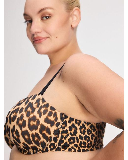 Savage X Brown Soft N' Savage Padded Demi Bra