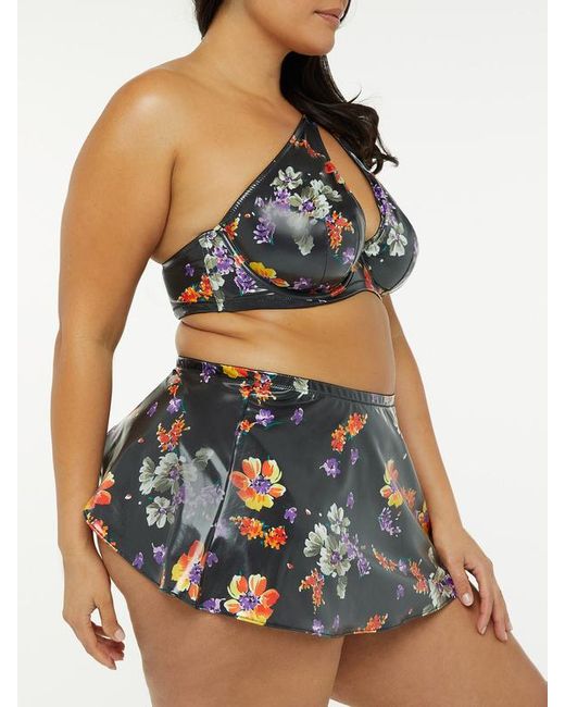 Savage X Black Night Blooms Skirt