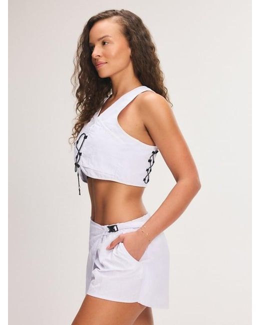 Savage X White City Girl Hike Vest