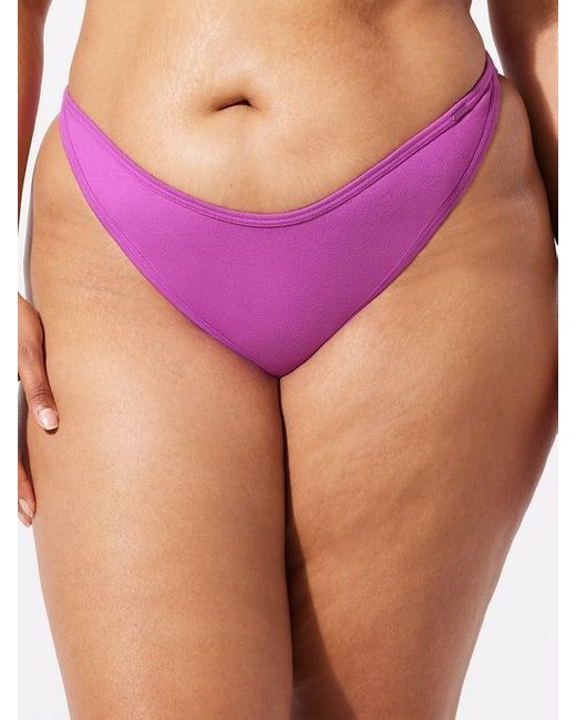 Savage X Purple Cotton Essentials String Bikini Panty