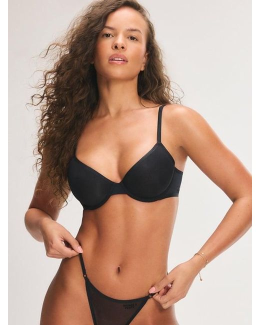 Savage X Black Sheer X Demi Spacer Bra
