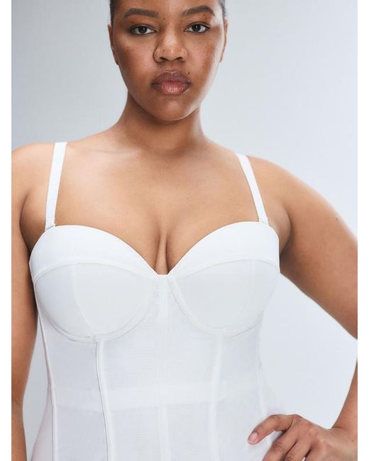 Savage X White Centre Fold Corset