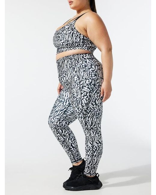 Savage X Blue Sky-hi Logo Patch Super High-waist Pocket Leggings