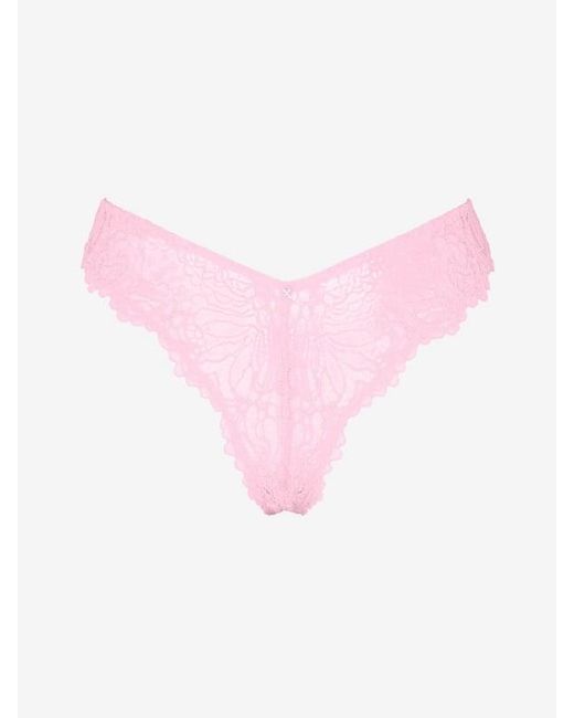 Savage X Pink Romantic Corded Lace Brazilian Panty