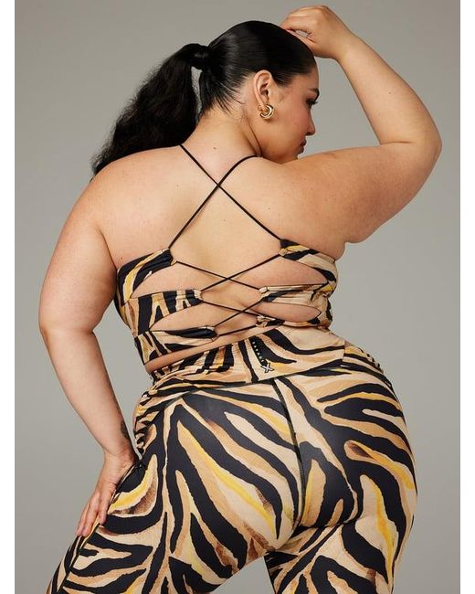 Savage X Brown Wildcat Strappy-back Tank Top
