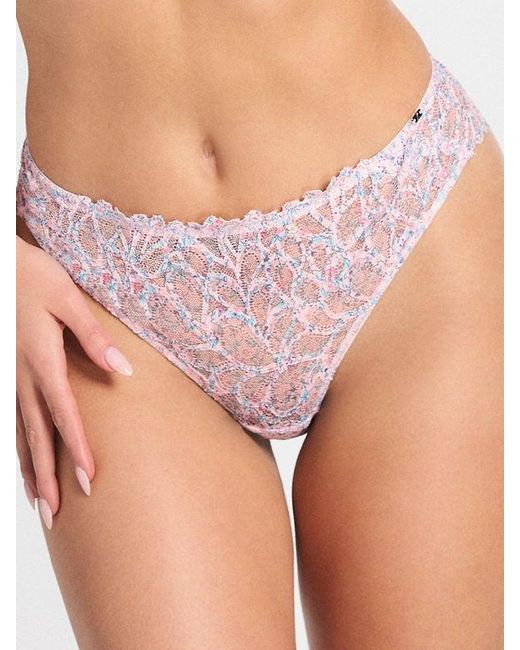 Savage X Purple Savage Not Sorry Printed Lace Cheeky Panty