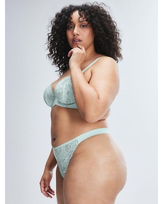 Savage X White Bold Lace Thong