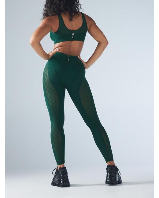 Savage X Green Peak Performance High-waist X Mesh Legging